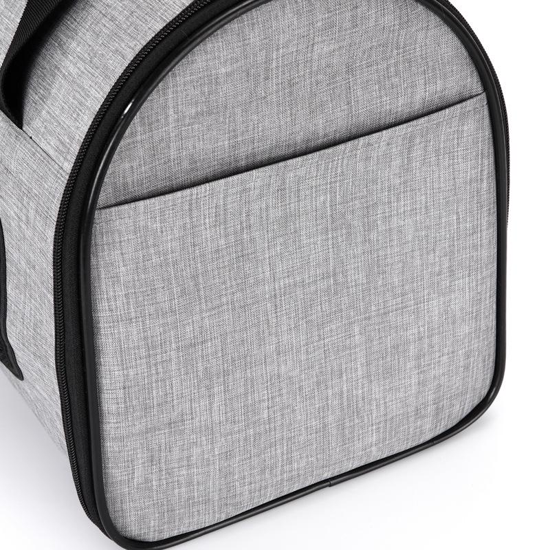 Outdoor Portable Folding Pet Travel Bag with Steel Wire Frame for Dogs and Cats