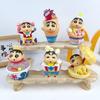 Dim Sum Time Xiaoxin Figure Cartoon Anime Crayon Xiaoxin Doll Tide Play Model Car Tabletop Ornament Gift
