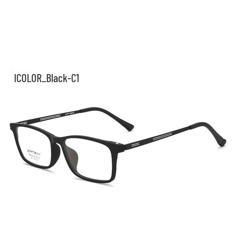 Men s Ultra-Light Large Face Titanium Square Myopia Glasses