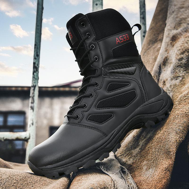 

High Top Tactical Military Boots Battlefield Men s Hiking Outdoor Camping Training Boots Desert Hiking Shoes Tooling Security Boots 39