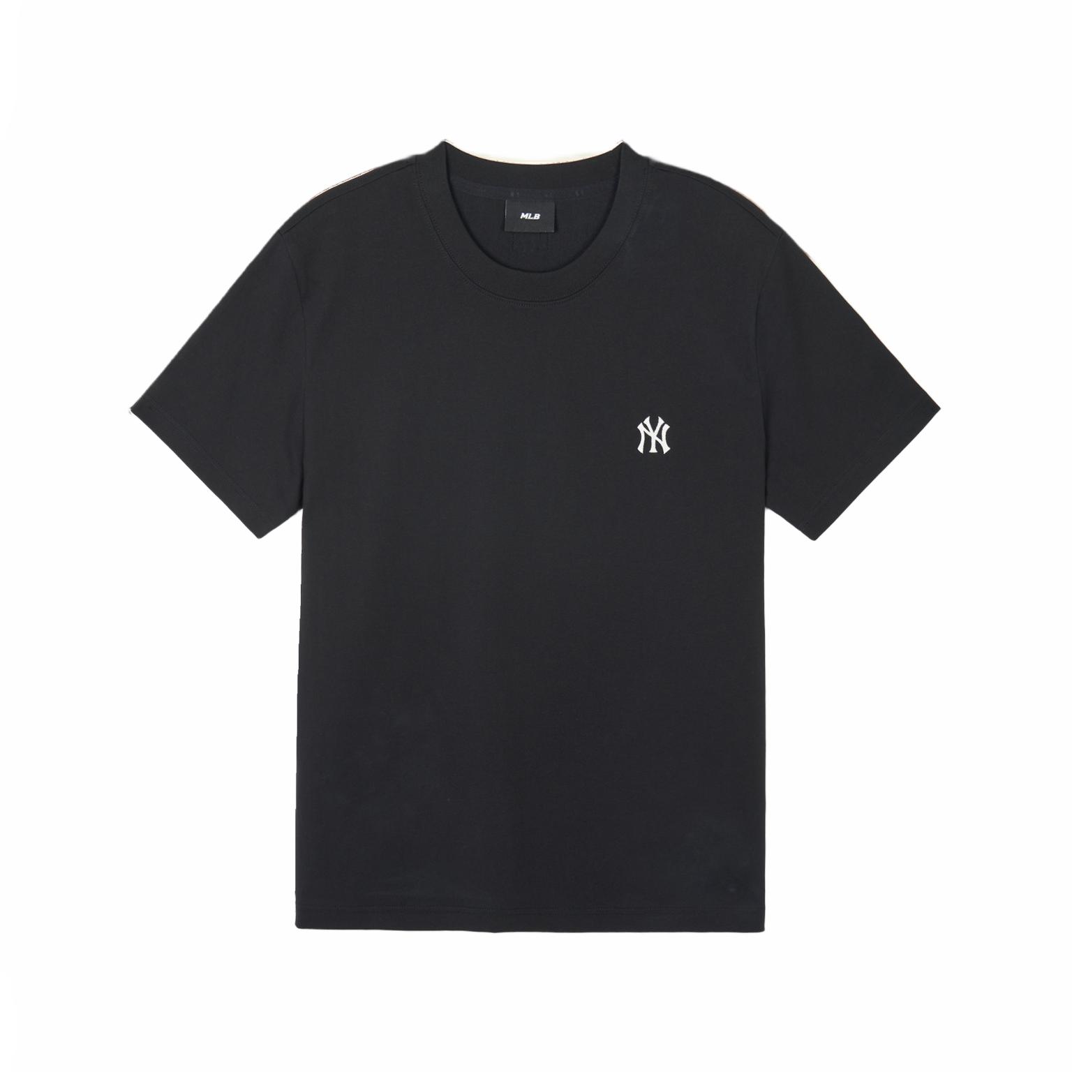 MLB New York Yankees T Shirts Unisex Black Crew Neck Moderate 3ATSB0443-50BKS XS