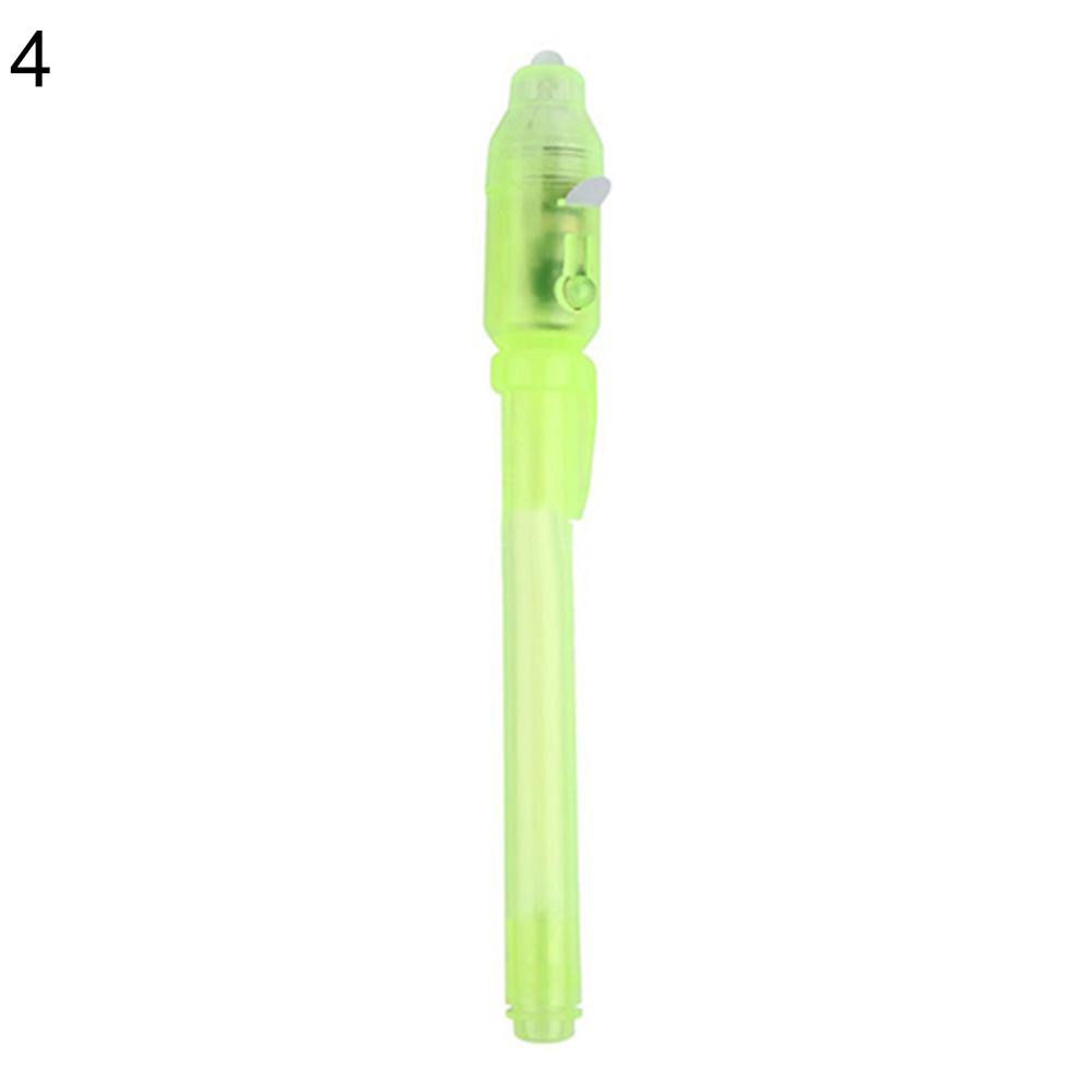 Invisible Ink Pen with Built in UV Light Christmas Gift Creative Stationery UV Light Pen For Kids