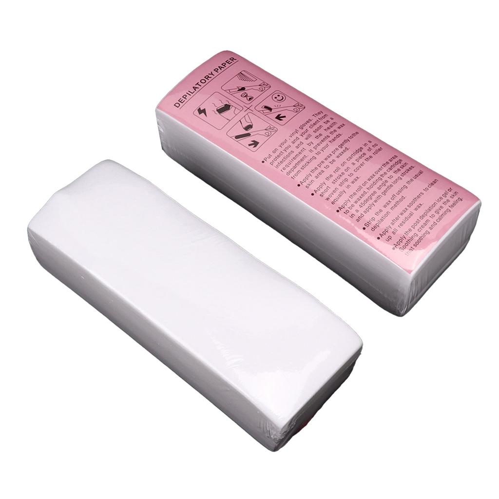 500pcs Non Woven Hair Removal Wax Strips Arm Leg Armpit Body Depilatory Wax Paper