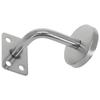 Bannister Wall Attachment Bracket Bannister Support Silver Stainless Steel Brackets Strong And Secure Connection