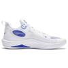 Li Ning Flashing Low Top Basketball Shoes Men Sneakers White Blue ABPU007-2