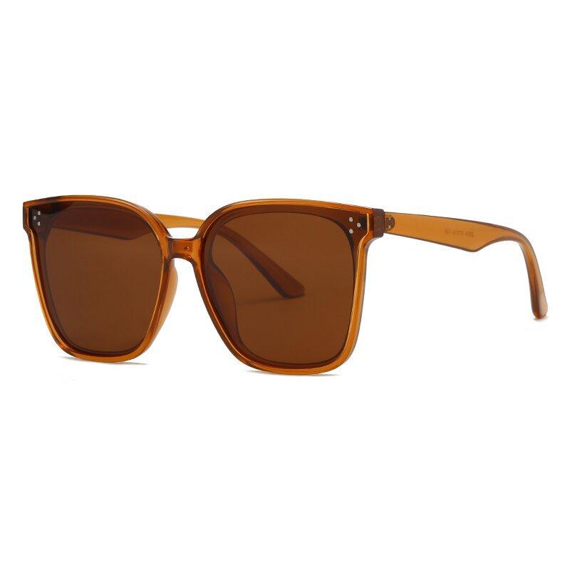 Metal Hinge Tac Polarized Gm Sunglasses Women'S High-End Feeling Driving Sun Protection Uv Protection Big Face Thin Moisture