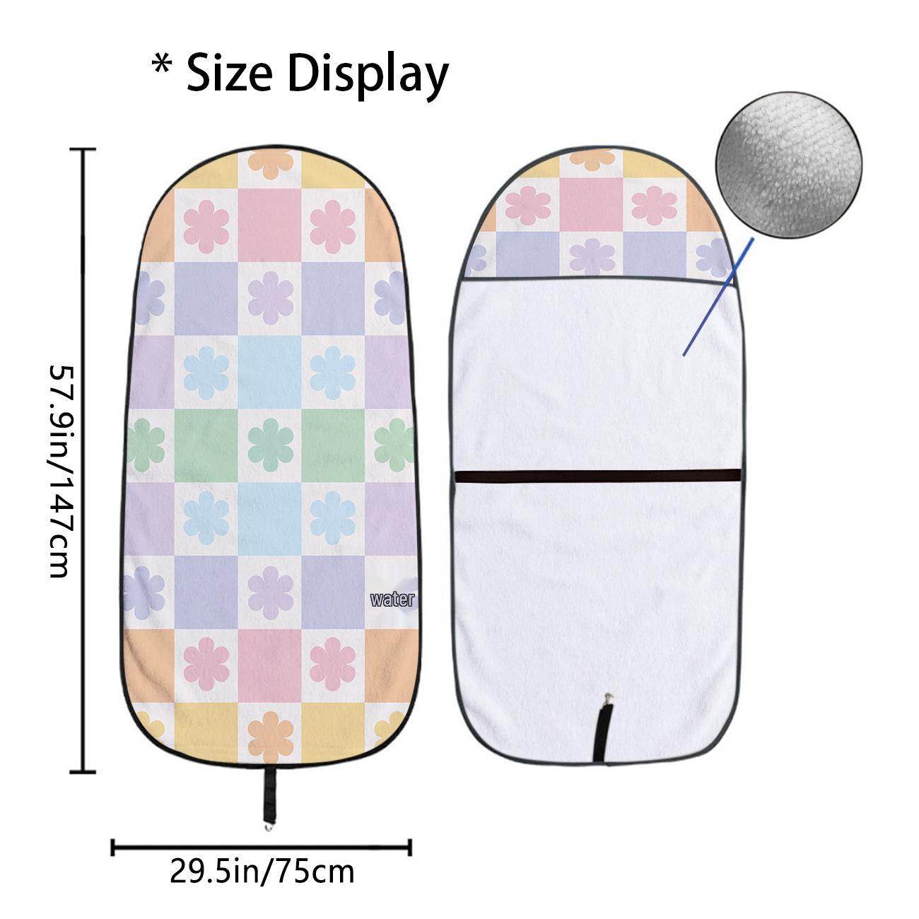 

Universal All-Season Car Seat Towel Cover - Front Seat Protector for Gym and Workout 75x150 cm