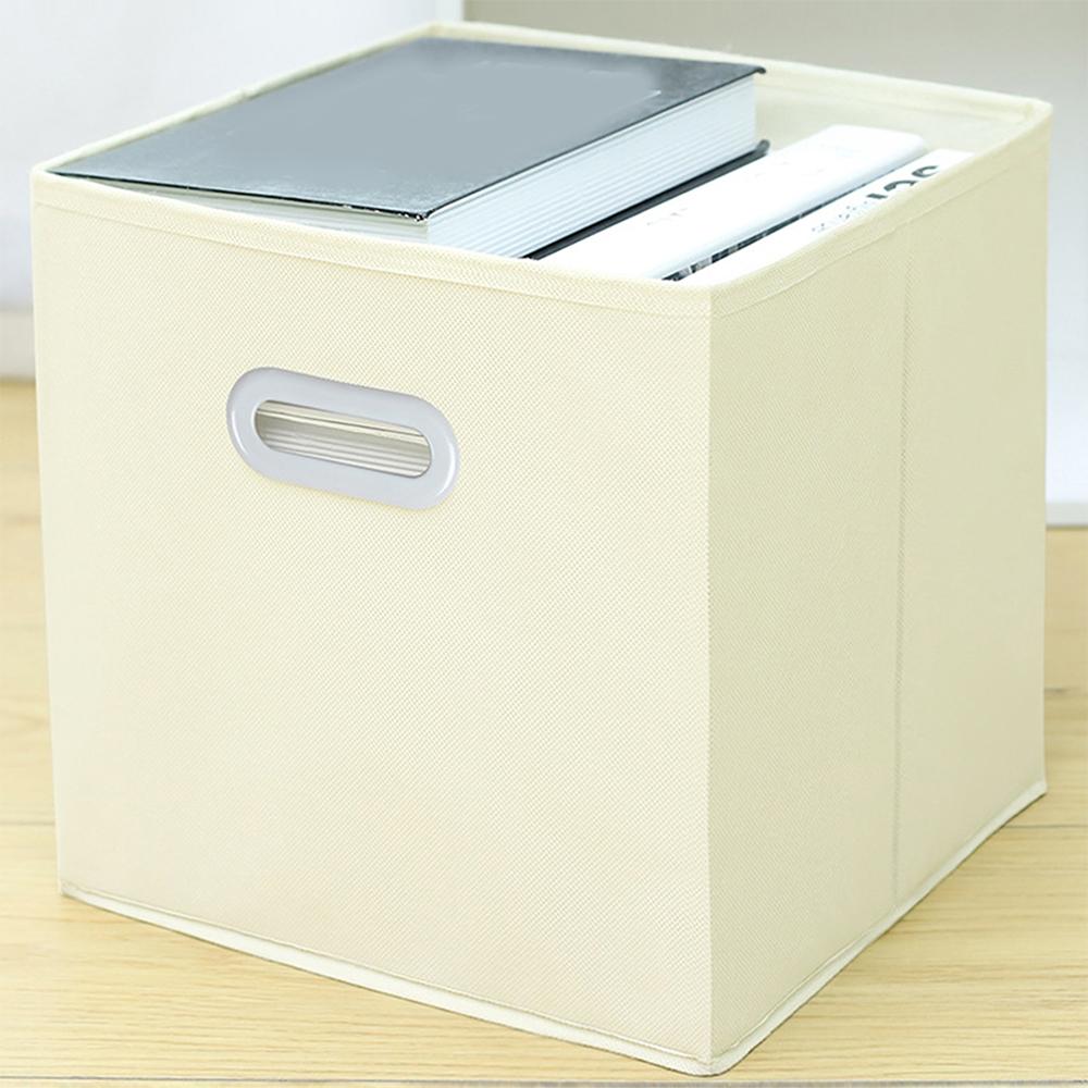 Fabric Cloth Storage Box for Book Clothes Toys Sundries Storage Foldable Closet Drawer Storage Organizer Bins Basket