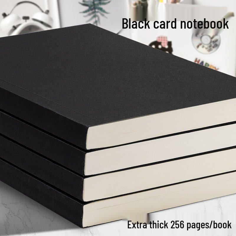 Retro Cowhide A5 Notebook for Students - Thickened, Ruled for Junior & High School