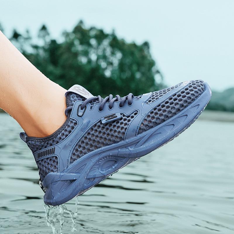 Breathable Thin Hollowed-out Lightweight Shoes Casual Sports Soft-soled Running Shoes