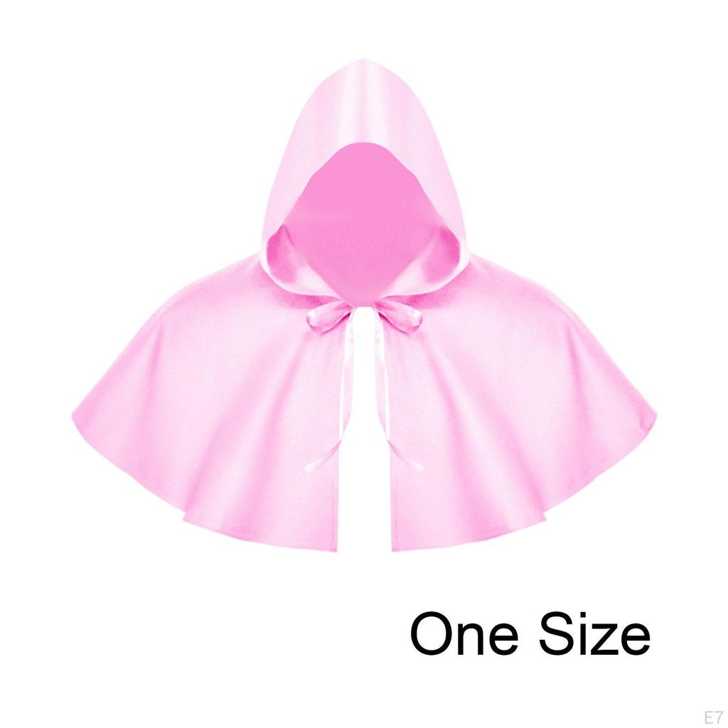 Adult Halloween Cape Hat Short Cloak Cosplay Costume