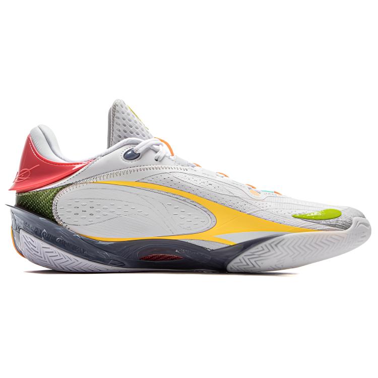 Li Ning Wade 808 5 ULTRA Cushioning, Wear Resistant Low Top Basketball Shoes Men's White ABAV015-6