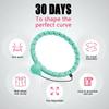 Smart Fitness Hoop Adults Weight Loss Massage Sport Hoops 24 Detachable Links 360° Non Dropping Plus Size