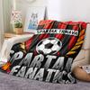1PC FC Spartak Trnava Patterned Flannel Blanket Suitable For All Seasons for Home Decor Warmth and Comfort Gifts Holiday Present