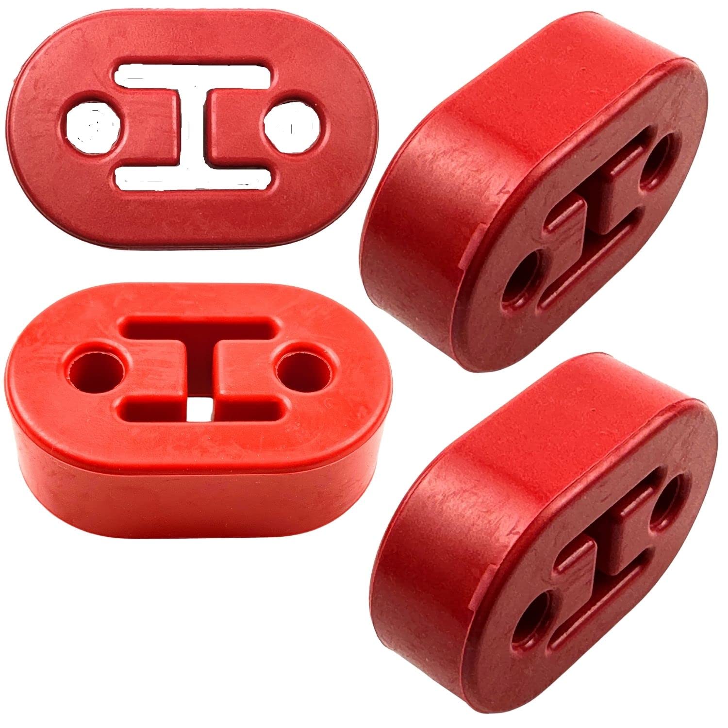 

HTharros Muffler Hanger Hanging Rubber Mount Ring for Automobiles General Purpose Thickness 1.0 inches красный