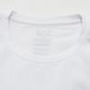Emporio Armani Ea7 Series Solid Color Letter Print Crew Neck Long Sleeve T-Shirt Men Tops White 6GPT40-PJ2AZ-1100