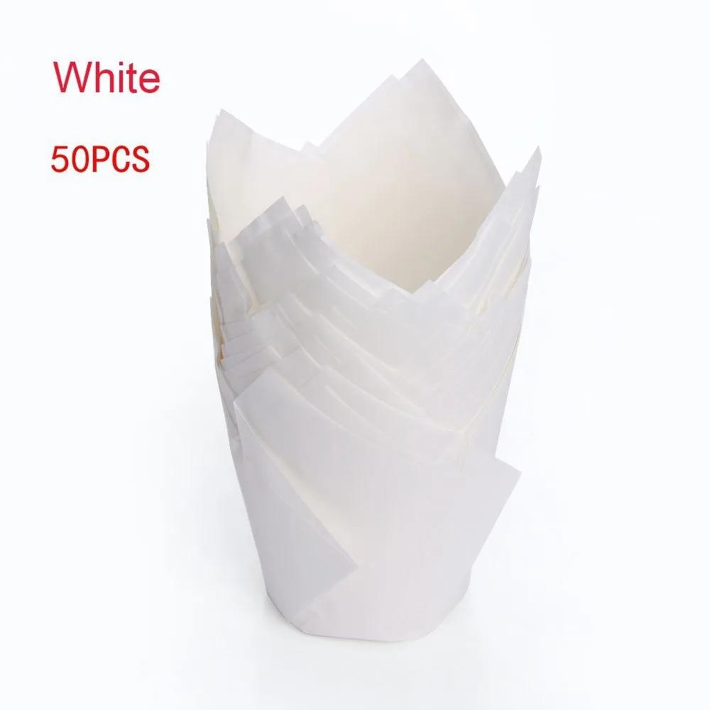 New DIY Cake Muffin Cups Bakeware Pastry Tools Tulip Baking Cup Cupcake Liners Party Supplies