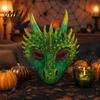 Breathable Cosplay Props for Adults Dragon Masque Adults, Halloween 3D Detailed Comic Exhibition Headgear Full Face Festival, Carnival Masquerade