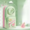 Large-capacity Schoolbag Pencil Case  Primary School Students' School Stationery Box Visual Pain Window Velcro Pencil Case