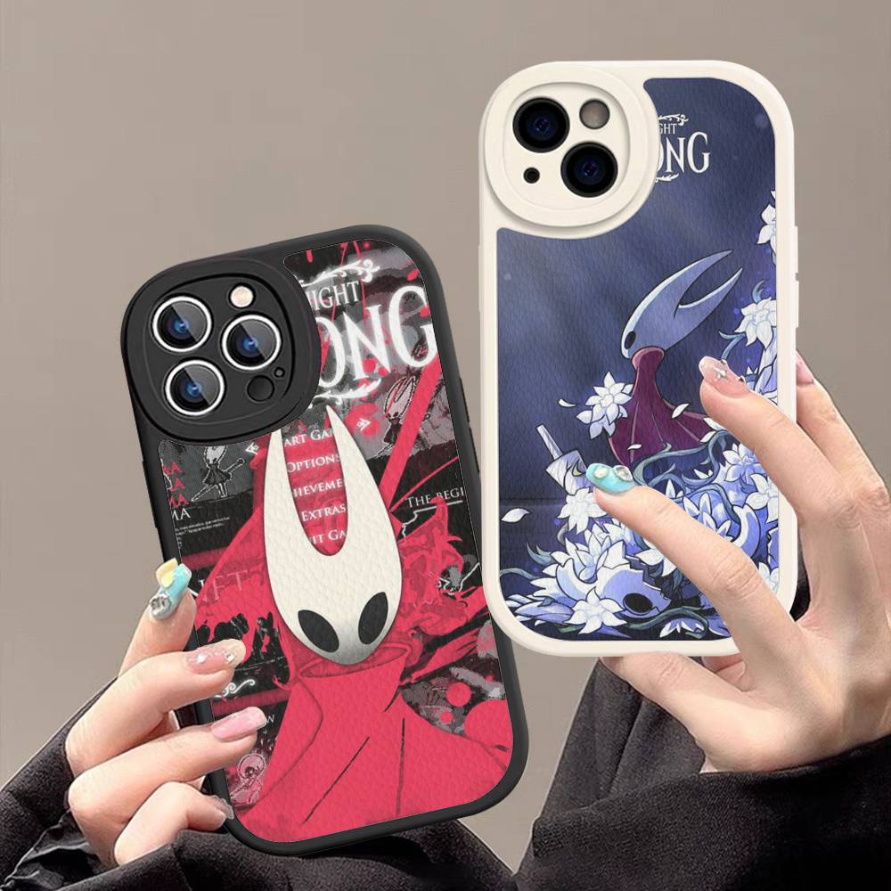 Game H-Hollow K-Knight S-Silksong Phone Case For IPhone 11 12 13 14 15 16 Pro Max Plus Leather Cover