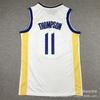 Camisa de Basquete Bordada Golden State Warriors Klay Thompson 11 Masculina Roupa para Fãs de Esportes
