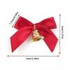 10/30PCS Christmas Tree Bow Christmas Ornaments Bell Home Garden Bows Christmas/Wedding Party Decoration
