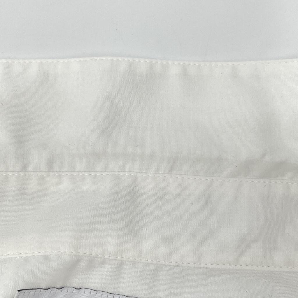 WTAPS 24AW White 242CWDT-SHM02 Repo LS CTPL Broadcloth Long Sleeve Shirt tops 04 whiteUsed