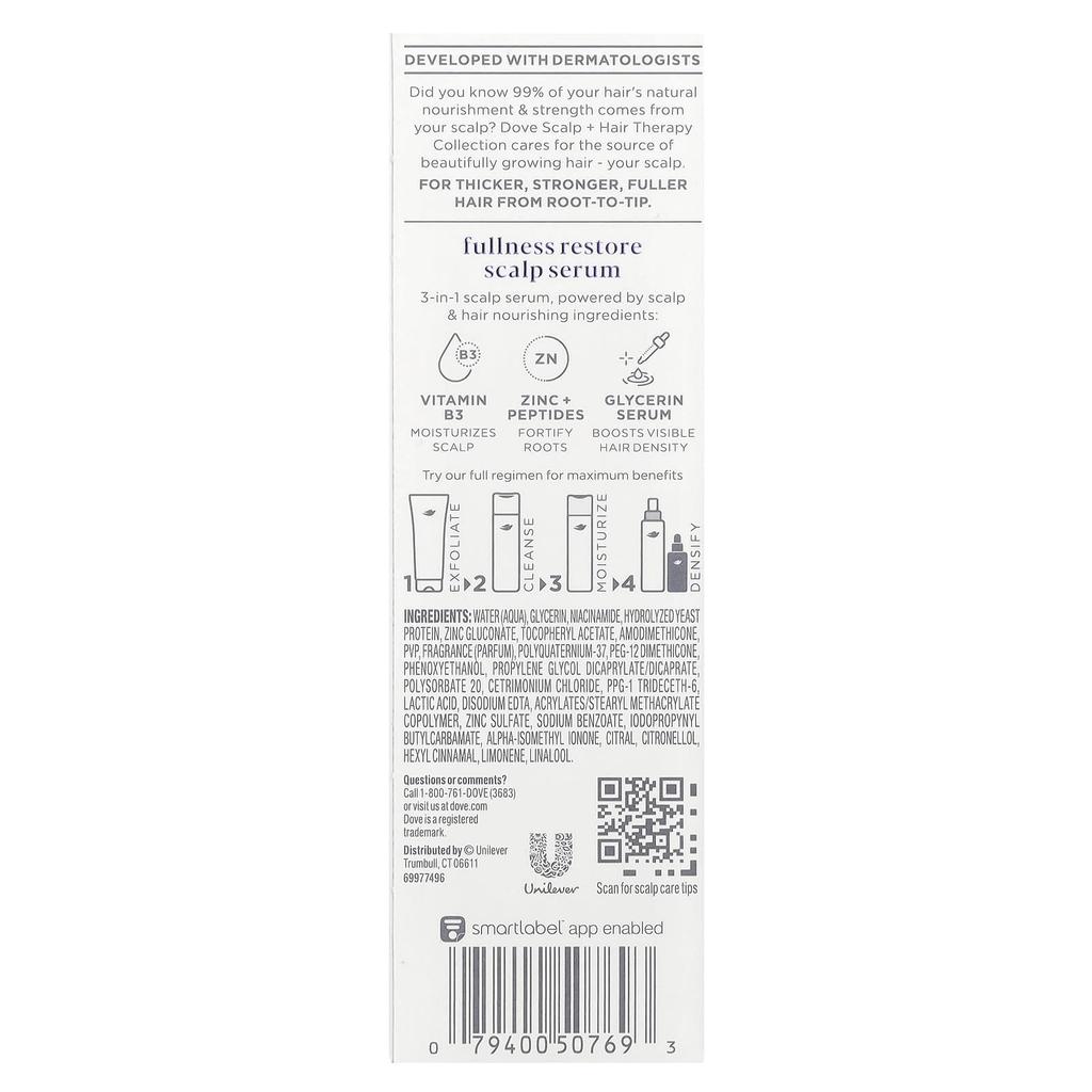 Scalp + Hair Therapy, Richness Recovery Scalp Serum, 59Ml(2Fl Oz)