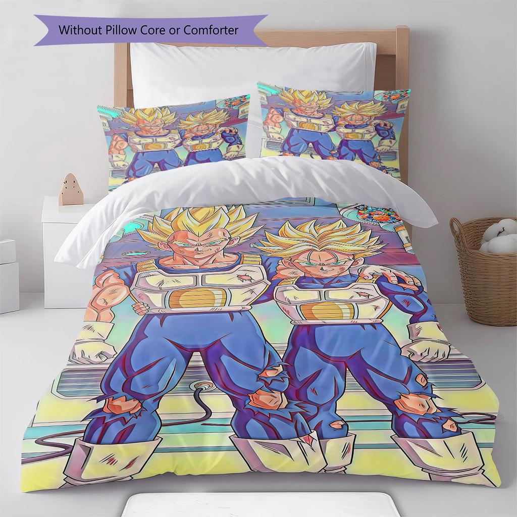 Broli Pattern Bedding,Quilt Set Quilt Cover Pillowcase Home Birthday Gift (1 * duvet cover + 2 * pillowcase, without core)