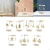Candle Holder Tea Light Holders Decoration Rotating Candlestick for Livingroom Votive