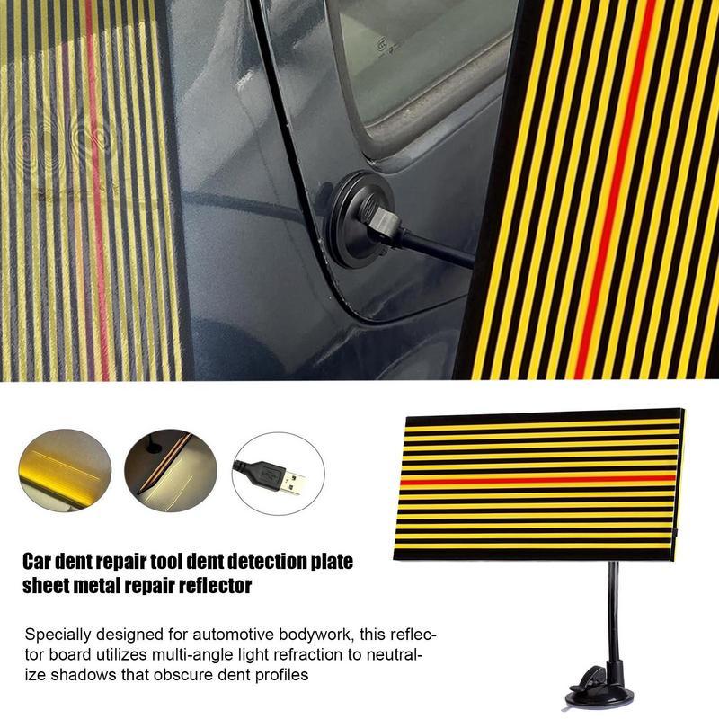 Placă Luminoasă pentru Repararea Deformărilor Auto, Instrumente Luminoase pentru Repararea Deformărilor Auto cu Interfață USB, Portabilă, pentru Întreținere Auto, pentru Vehicule Sedan, MPV