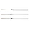 3pcs Makeup  Spatula Color Blending Stainless Steel Transparent Handle Nail Gel Spatula St