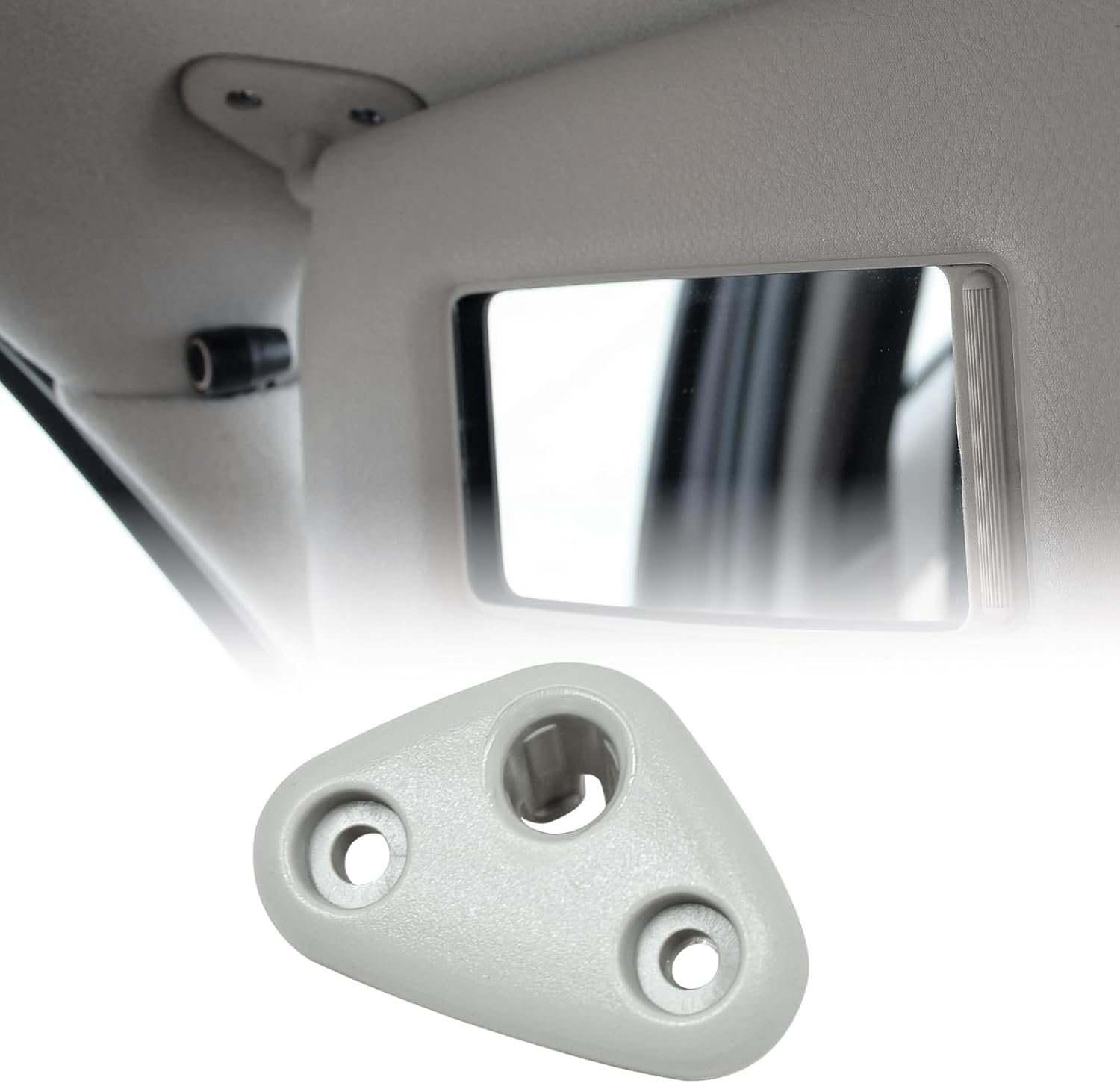 Compatible Sun Visor Mount Clip for Subaru Forester Impreza Crosstrek Compatible with Subaru sun visor mounts серый