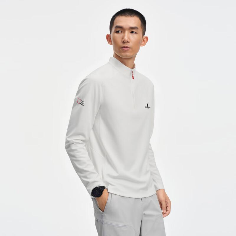 Biyin Lefen Men s Ultralight Sun Protection Long Sleeve Stand Collar T-Shirt 4XL