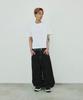 SCALLYWAG Stitch Wide Sagging Cotton Pants [Black]