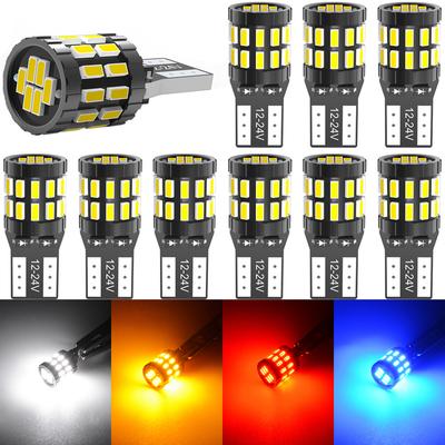 10pcs W5W T10 Car LED Canbus Bulb for Chevrolet Cruze Captiva Aveo Orlando Trax Lacetti Spark Interior Dome Reading Light 12V 24