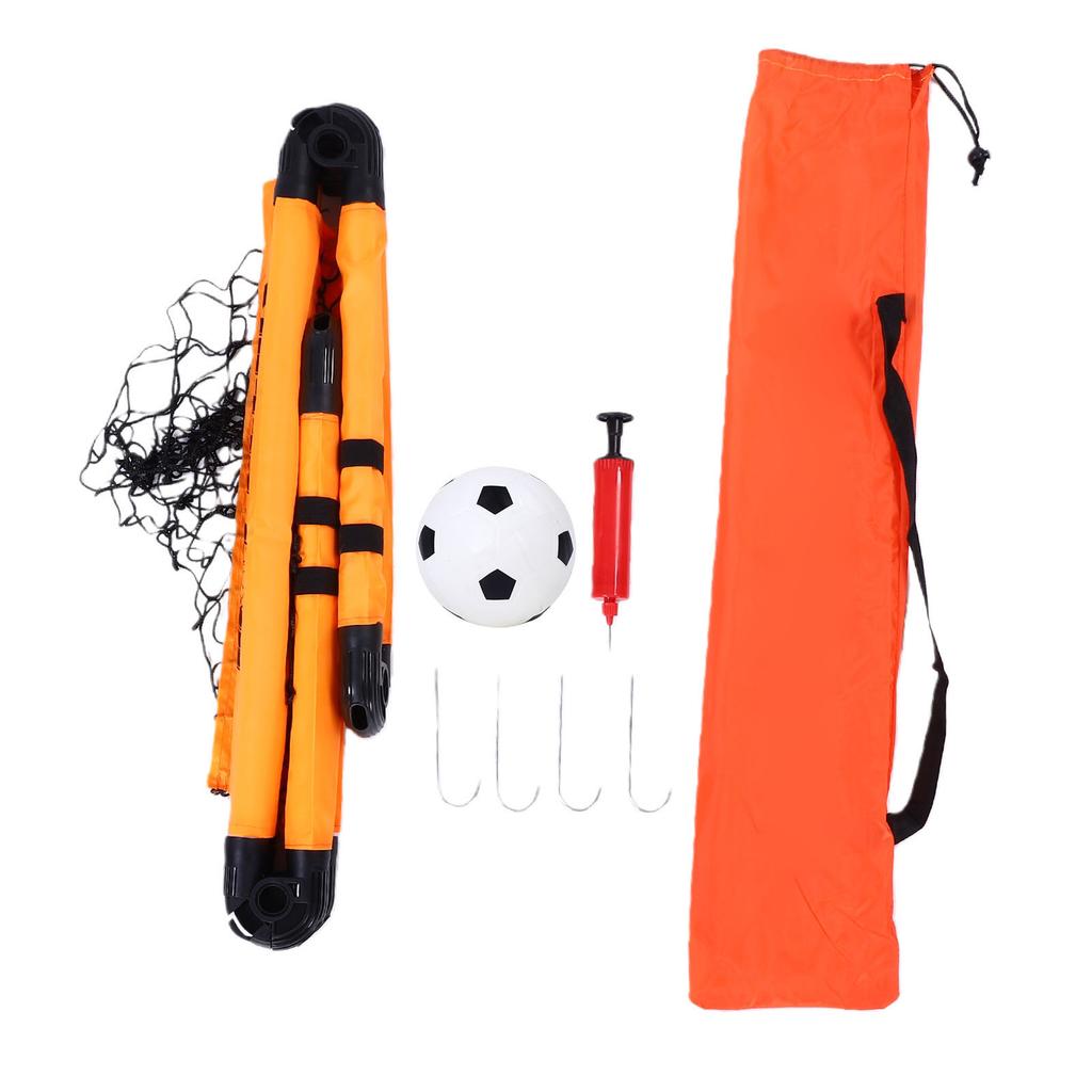 Kids Soccer Goal with Ball Pump Portable Folding Youth Soccer Goal for Backyard Indoor Outdoor