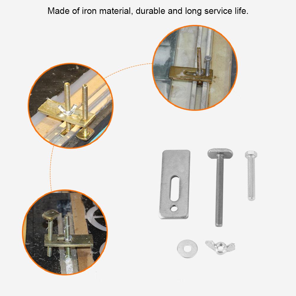 8cm Iron T Slot Plate Clamp Wood Router Table For CNC Engraving Machine