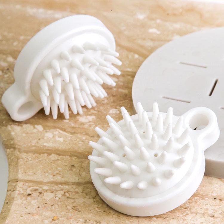 Japanese Silicone Scalp Massaging Shampoo Brush and Air Cushion Comb