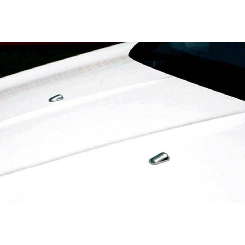 2PCS Fit For Ford Escape Kuga 2013-2019 Chrome Rain Wiper Water Spout Cover Trim