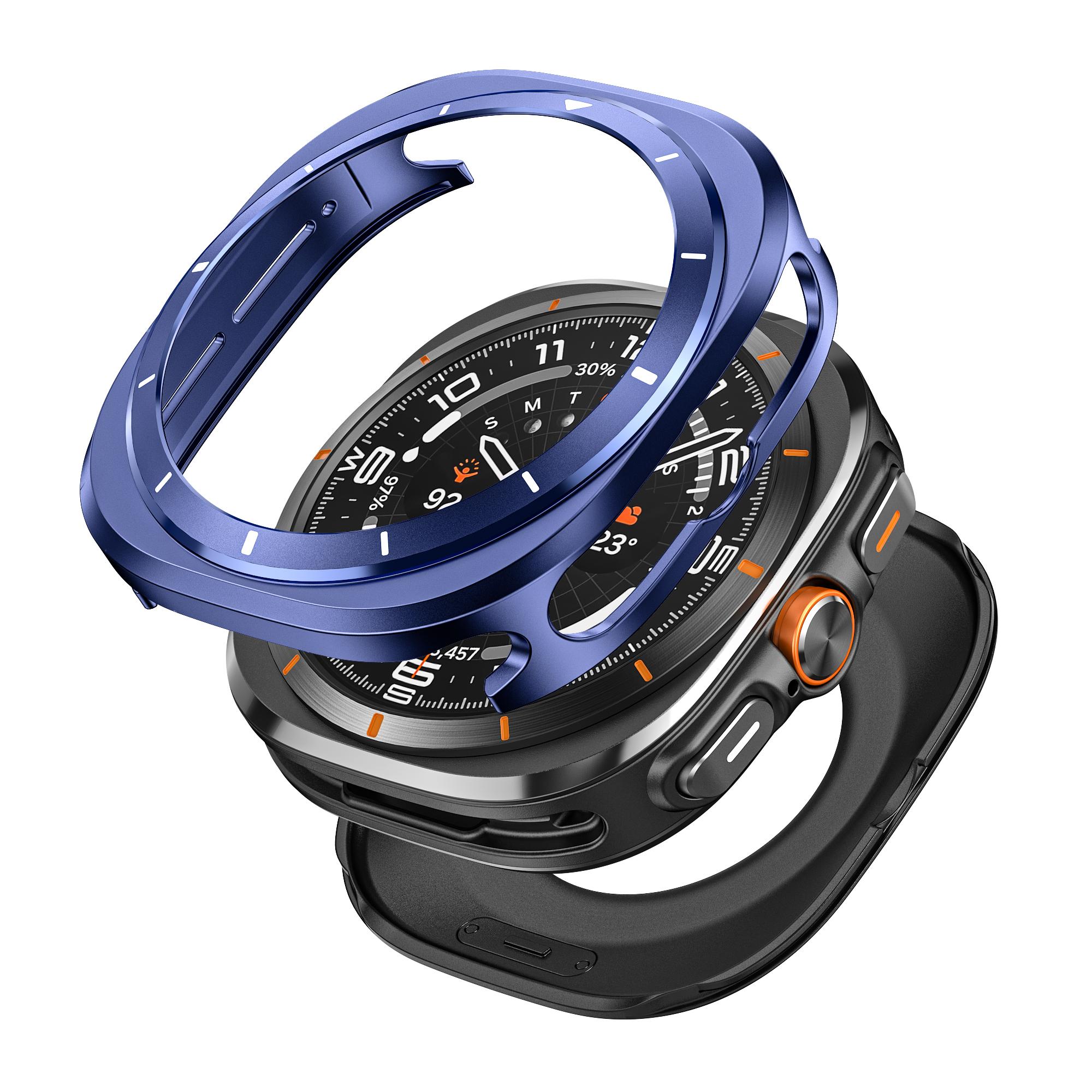 

Розкішний алюмінієвий корпус для Samsung Galaxy Ultra Watch 47 мм Металева кришка Захисне скло для samsung galaxy 7 ultra 47 Аксесуари Galaxy Ultra 47mm