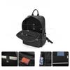 Genuine Leather Large-capacity Fashionable Double-shoulder Backpack for Business Commuting and Multi-functional Use