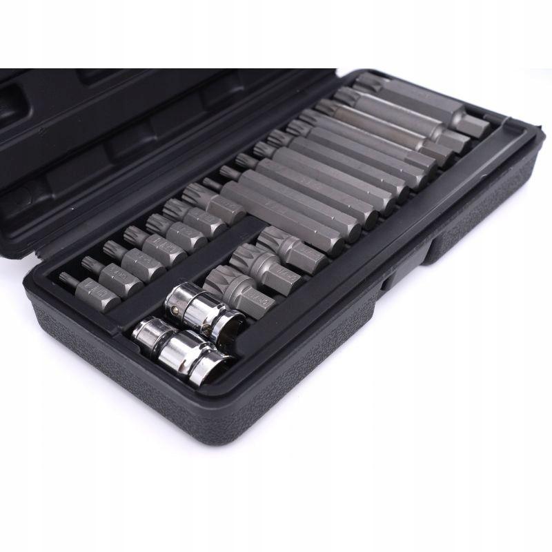 M4-M18 Spline Bit Set 22 Pieces Kraft&Dele
