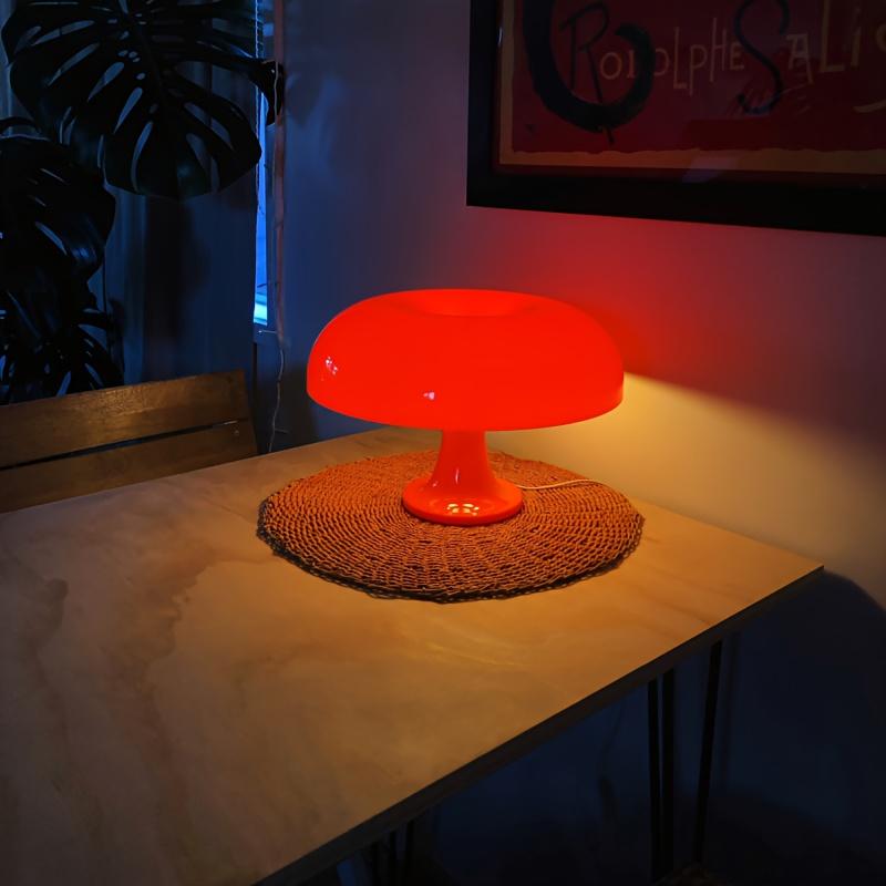 Lampă de noptieră pentru dormitor modern, minimalist, designer danez italian, 1 buc. Lampă de masă ciupercă