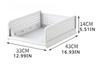 1PC Stackable Plastic Storage Basket Collapsible Clothes Storage Box Living Room Bathroom Kitchen Office Shelf Container 6 Size
