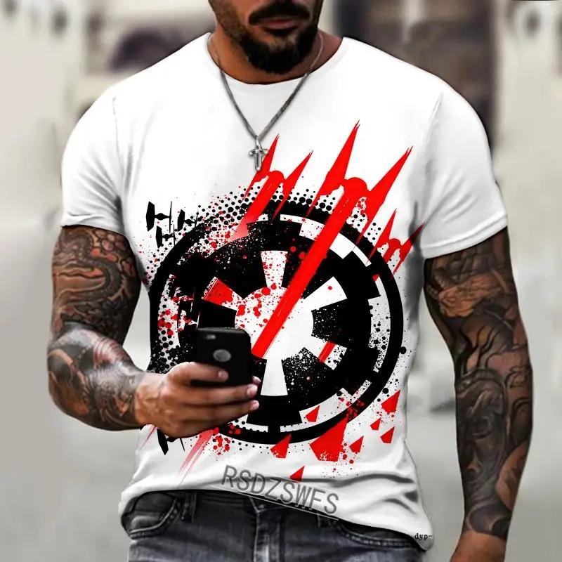 2026 Summer Men's Short Sleeve 3D Printed Pattern Retro Compass Street Cool Trendy