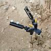 Universal Double Rod Ground Spike Fishing Rod Holder Tripod