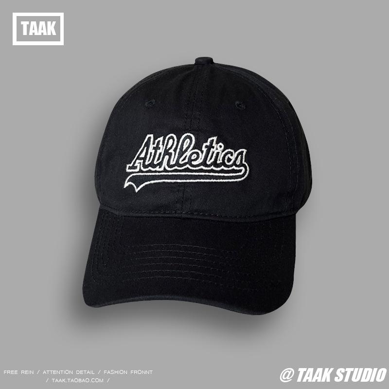 

Washed pink big brim baseball cap children summer versatile big head circumference show face small cap tide Adjustable чёрный