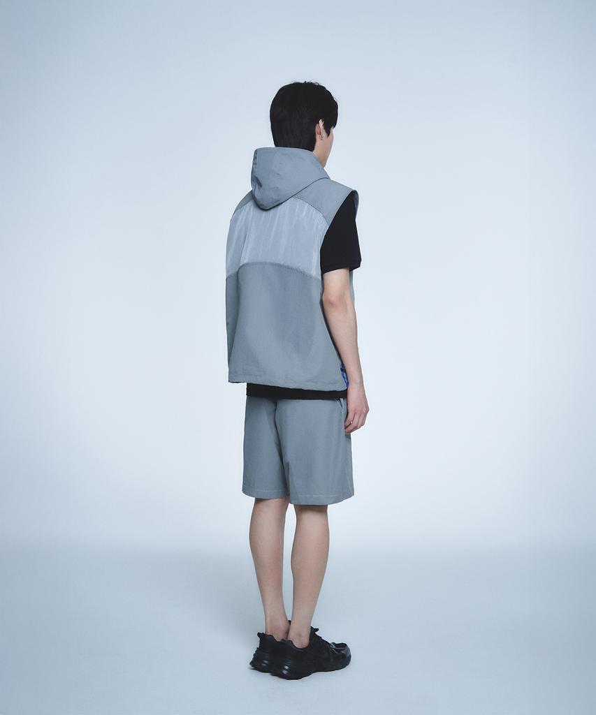 Hyunfit Division Wind Vest-[Gray]