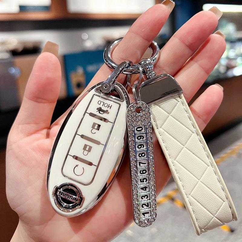 TPU Key Cover for Nissan: Qashqai, Teana, Sylphy, Murano, Dongfeng, Tiida, Sunny.